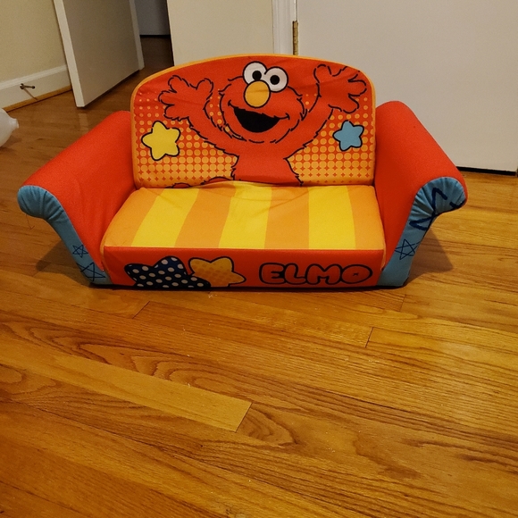 Sesame Street Other Sesame Street Elmo Marshmallow 2 In Couch Pull Out Floor Bed Poshmark